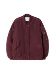Bershka Prechodná bunda  burgundská
