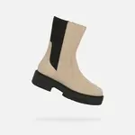 Beige Geox Spherica EC7 Women's Ankle Boots - Ladies