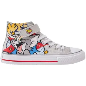 TOM AND JERRY ROBINS TOM&JERRY Členkové detské tenisky, sivá, veľkosť