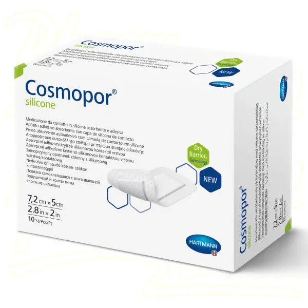 Cosmopor Silicone 7.2x5 cm 10ks