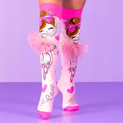 Bláznivé podkolenky balerína