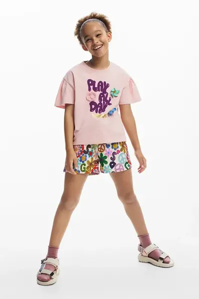 Dětské bavlněné tričko Desigual