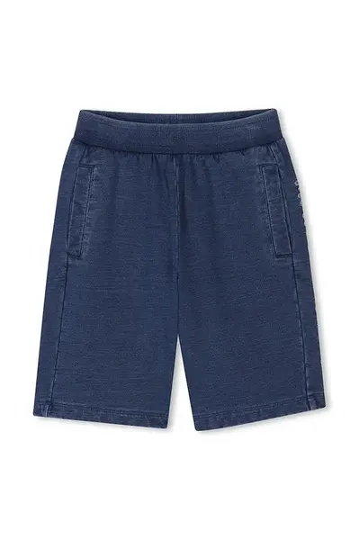 Dětské bavlněné šortky Marc Jacobs modrá barva, W60476