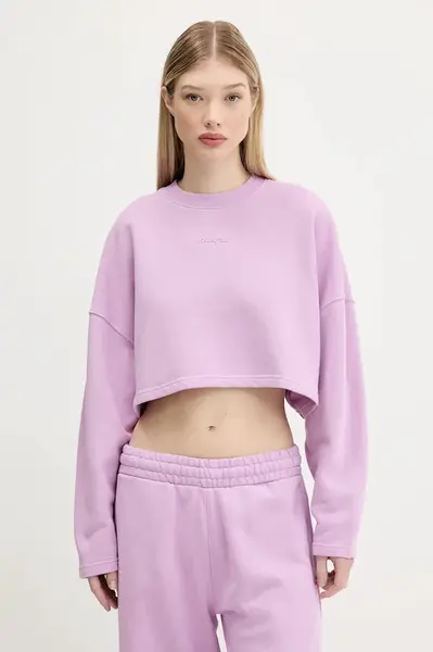 Bavlněná mikina Hugo Blue Derissa_B