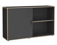 Skrinka s posuvnými dverami Elias, antracit/dub sonoma%