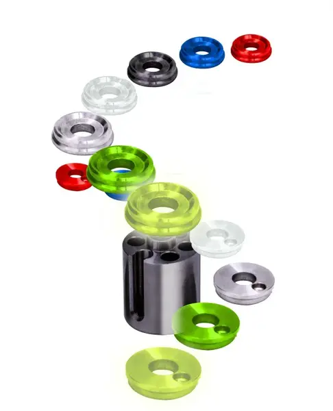 Solar koncovky lock & load end caps - fluorescenčná