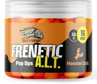 Carp only plovoucí boilies frenetic a.l.t. hi-visual pop ups 16 mm 50 g - monster crab