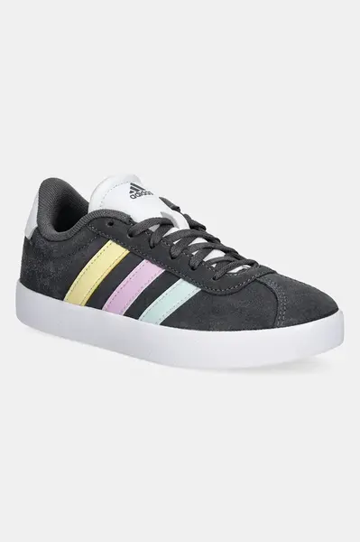 Dětské sneakers boty adidas VL COURT 3.0 šedá barva, JH8725