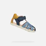 Chlapecké barefoot sandály geox sandal steppieup modrá 21
