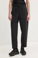 Tepláky adidas Essentials dámské, černá barva, hladké, JD9974