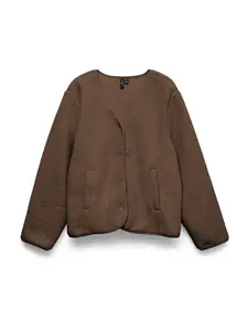 VERO MODA Prechodná bunda 'VMJOSEFIN'  hnedá