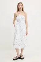 Lněné šaty Hollister Co.