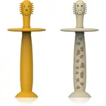 Matchstick Monkey Animal Collection zubné kefky Lion/ Giraffe 2 ks