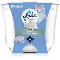 GLADE Pure Clean Linen vonná svíčka 204 g