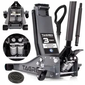 TAGRED Automobilový zvedák, hydraulický nízkoprofilový, žabí zvedák, 3T, nízký, masivní