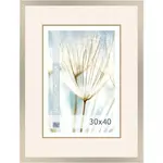 Dřevěný rám Quadro stříbrný – 30x40cm