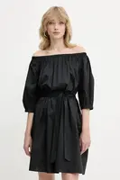 Šaty Liu Jo černá barva, mini, VA5177.TS330