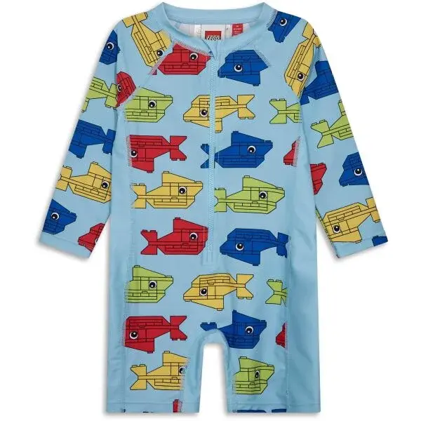LEGO&reg; kidswear LWAIKO 318 Chlapecký koupací overal, světle modrá, velikost