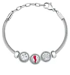 Morellato Stylový ocelový náramek na přívěsky pro štěstí Drops SCZ1191