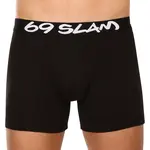 69SLAM Pánské boxerky fit bamboo plain (MBVPLN-BK) L