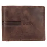 Pánská kožená peněženka Lagen Silaz - hnědá