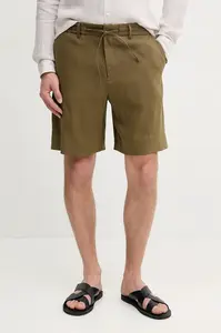 BOSS Ľanové šortky BOSS