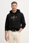 Alpha Industries Mikina Alpha Industries Basic Hoodie BL Effect Print