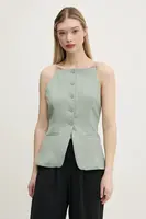 Top Abercrombie & Fitch zelená barva, KI140-5050