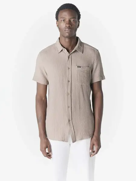 KOROSHI Košeľa  hnedá