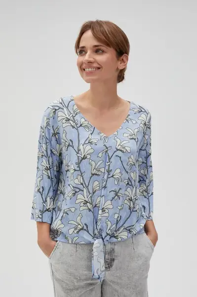 Marisse Women's Shirt L-Ko-4611 Blue