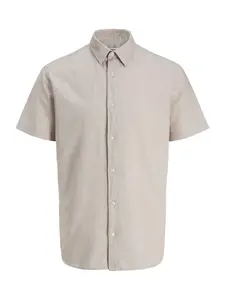 Jack & Jones Junior Košeľa 'JJEBreeze'  sivobéžová