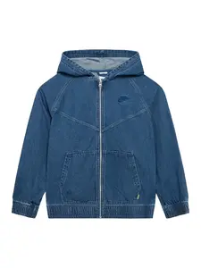 Nike Sportswear Prechodná bunda  modrá denim