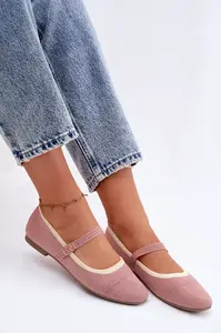 Baleríny Boto Flat Zelisa Pink