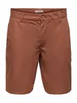 Only & Sons Chino nohavice 'ONSKAL'  hnedá