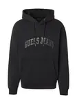 GUESS JEANS Mikina  antracitová / čierna