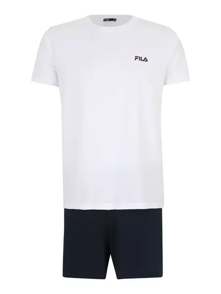 FILA Krátke pyžamo  čierna / biela