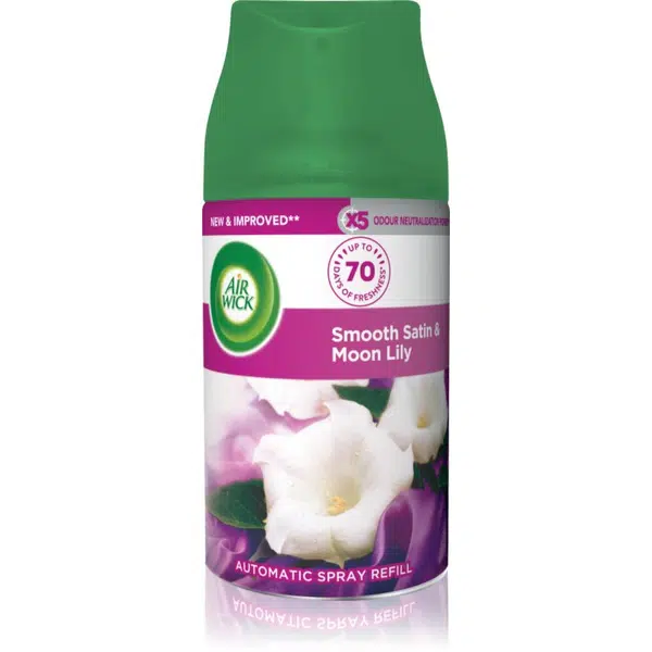 Air Wick Freshmatic Smooth Satin & Moon Lily osviežovač vzduchu náhradná náplň 250 ml