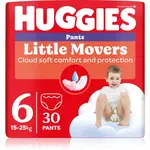 Huggies Little Movers Pants jednorazové plienkové nohavičky 15-25 kg 30 ks