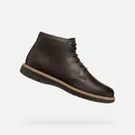 Dark brown men's ankle boots Geox Pove - Men's