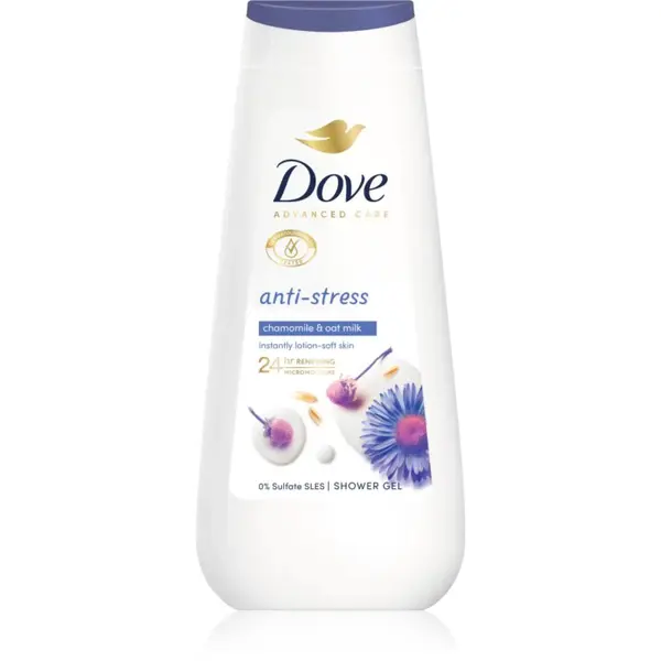 Dove Advanced Care Antistress hydratačný sprchový gél 225 ml