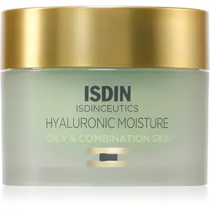 ISDIN Isdinceutics Hyaluronic Moisture Oily and Combination Skin denný hydratačný krém pre mastnú a zmiešanú pleť plniteľný 50 g