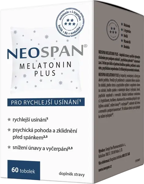 NEOSPAN melatonin plus 60 tobolek
