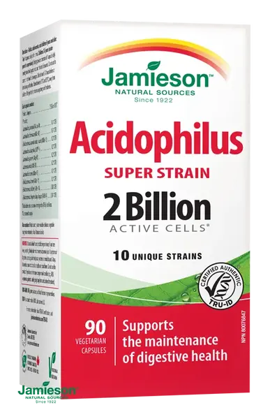 JAMIESON L.Super Acidophilus 10 kmeňov 90 kapsúl