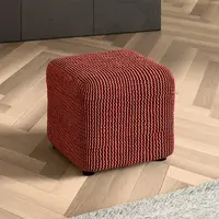 Bielastické poťahy COSTINA medená taburetka (40 x 40 x 40 cm)