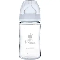 Canpol babies Royal Baby dojčenská fľaša 3m+ Blue 240 ml