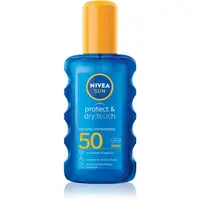 NIVEA SUN Protect & Dry Touch neviditeľný sprej na opaľovanie SPF 50 200 ml