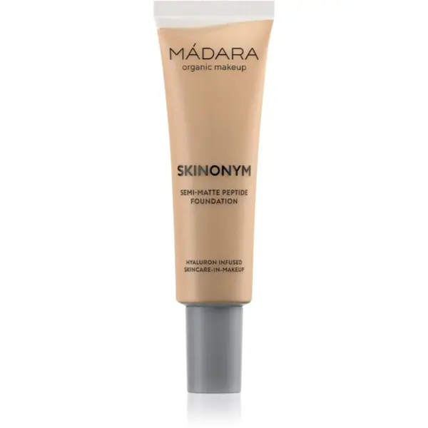 MÁDARA Skinonym Semi-Matte Peptide dlhotrvajúci make-up s peptidmi odtieň Sand 40 30 ml