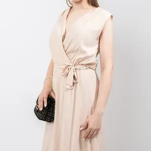 Resti Beige women's maxi dress - Clothing