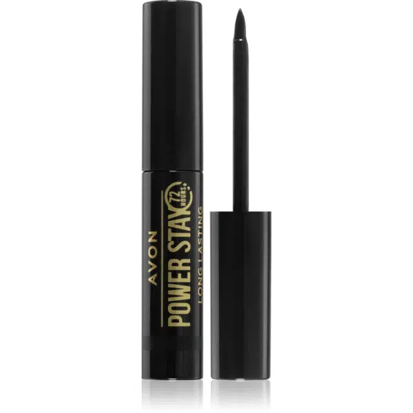 Avon Power Stay 72h vodeodolné očné linky 72h odtieň Blackest Black 3,5 ml