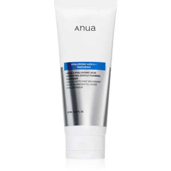 Anua Hyaluronic Acid 8 Hydrating Gentle Foaming Cleanser jemná čistiaca pena s kyselinou hyalurónovou 150 ml